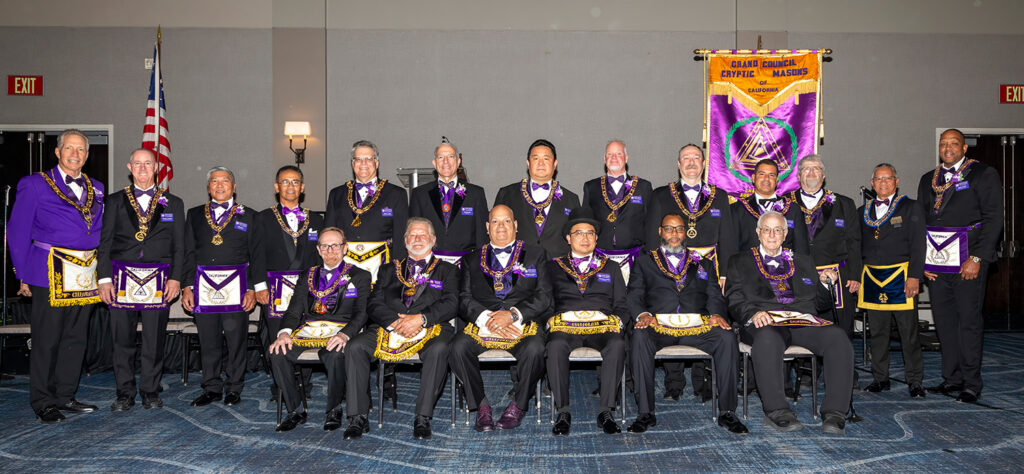 2026 - 2027 Grand Officers
Grand Council of Cryptic Masons of California