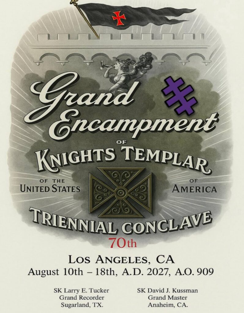2027 Grand Encampment Triennial Los Angeles, CA, August 10, 2027